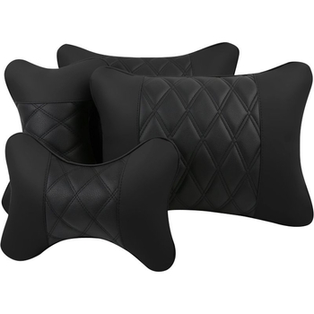Ζεύγος μαξιλαριών προσκέφαλου αυτοκινήτου, ευρωπαϊκό στυλ, γέμισμα από πολυεστερική ίνα.