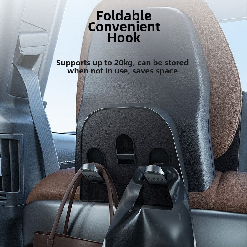 Autosedačový vankúš na hlavu do auta – Tesla Model 3/Y, pamäťová pena, velúr, nastavitelný nahor/dole, prispôsobiteľný