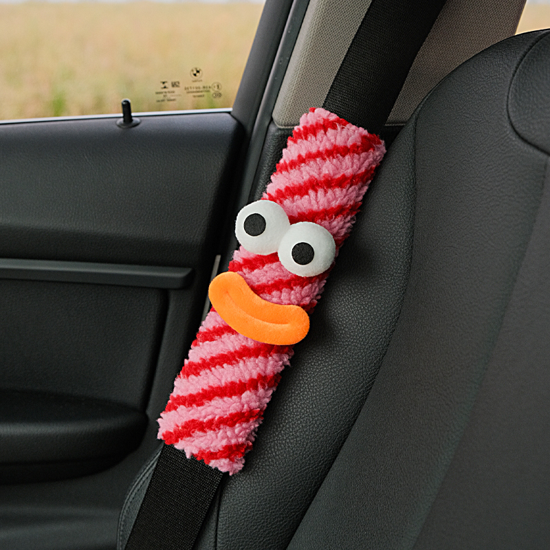 Auto drošības jostas plecu pārsegs ar motīvu Little Monster; Materiāls: audums; Zīmols: Flower rainy night; Izcelsme: Citas; Apstrāde un personalizēšana: Bez personalizācijas