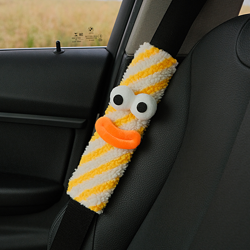 Auto drošības jostas plecu pārsegs ar motīvu Little Monster; Materiāls: audums; Zīmols: Flower rainy night; Izcelsme: Citas; Apstrāde un personalizēšana: Bez personalizācijas