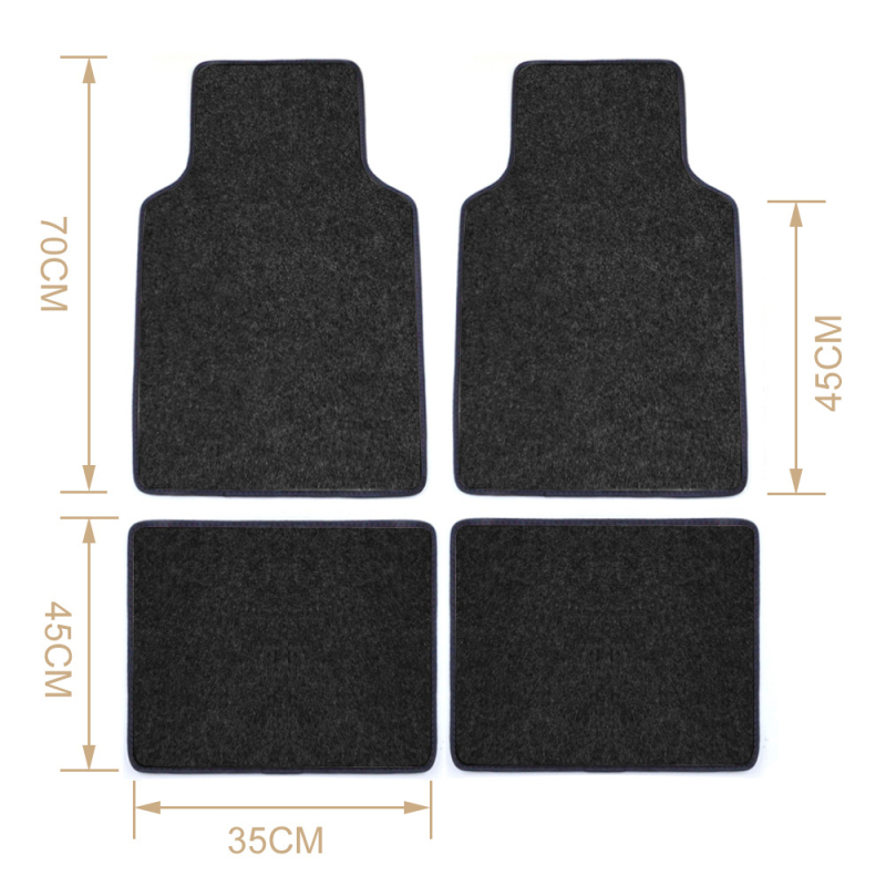 Univerzalni auto tepih od velura – otporan na habanje, jednostavno čišćenje, zaštita za četiri sezone; Magica brend; kompatibilan s univerzalnim modelima vozila; mogućnost prilagođavanja