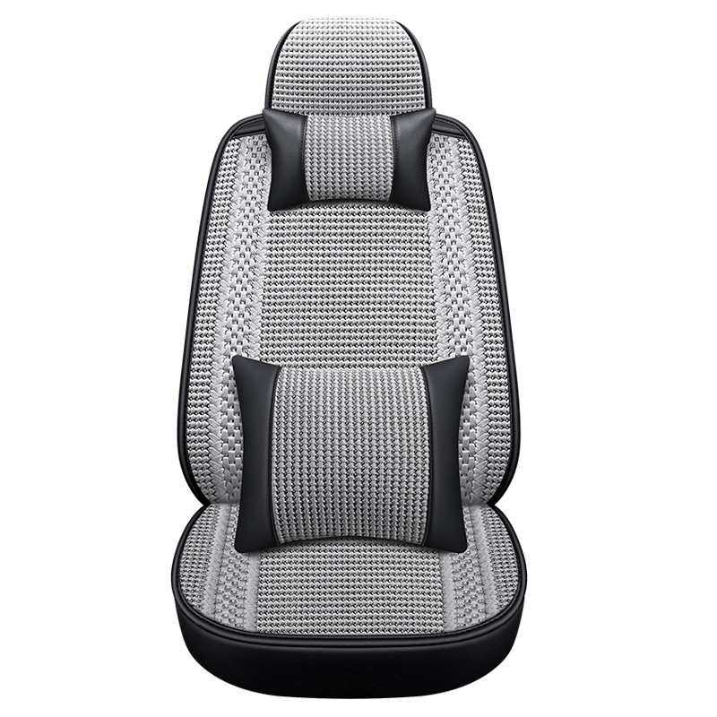 Autóülés párna Ice Silk felülettel, gyapot töltet, JS márka, négy évszakos használat, testreszabás elérhető