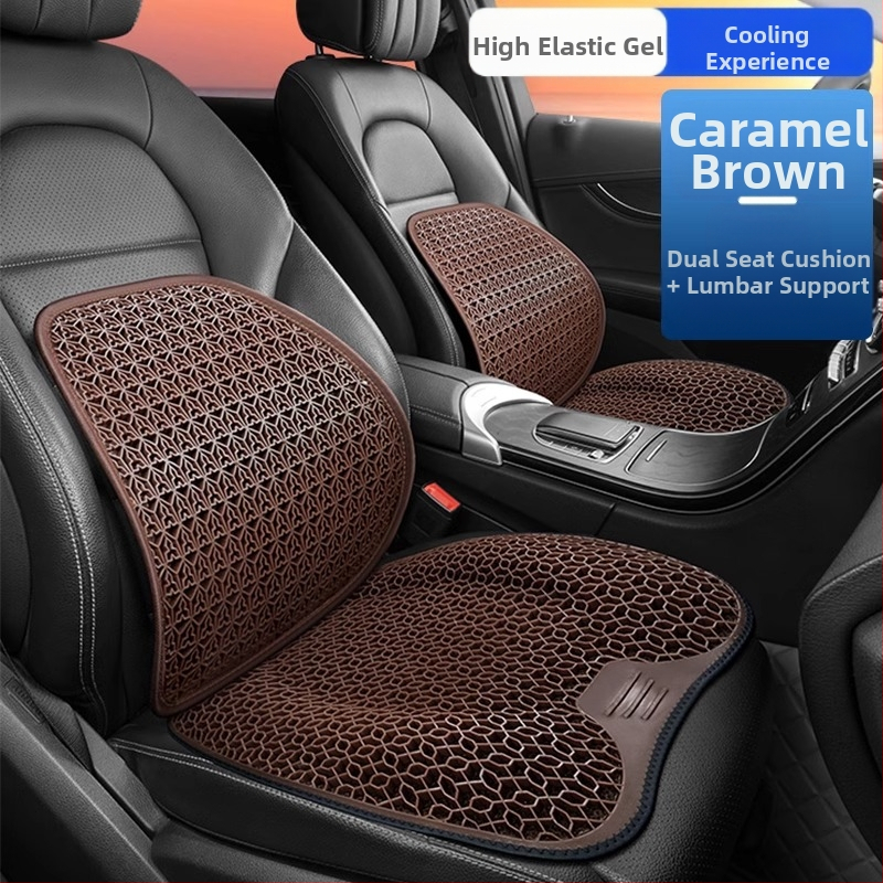 Peng Mei gel podložka za auto sjedalo – univerzalna za sve sezone, ventilirana i prozračna
