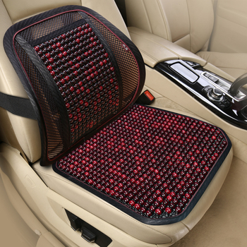 Μαξιλάρι καθίσματος αυτοκινήτου με ξύλινες χάντρες και αναπνεύσιμο γέμισμα από δίχτυ, θερινή χρήση, καθολική εφαρμογή, προσαρμοζόμενη επεξεργασία