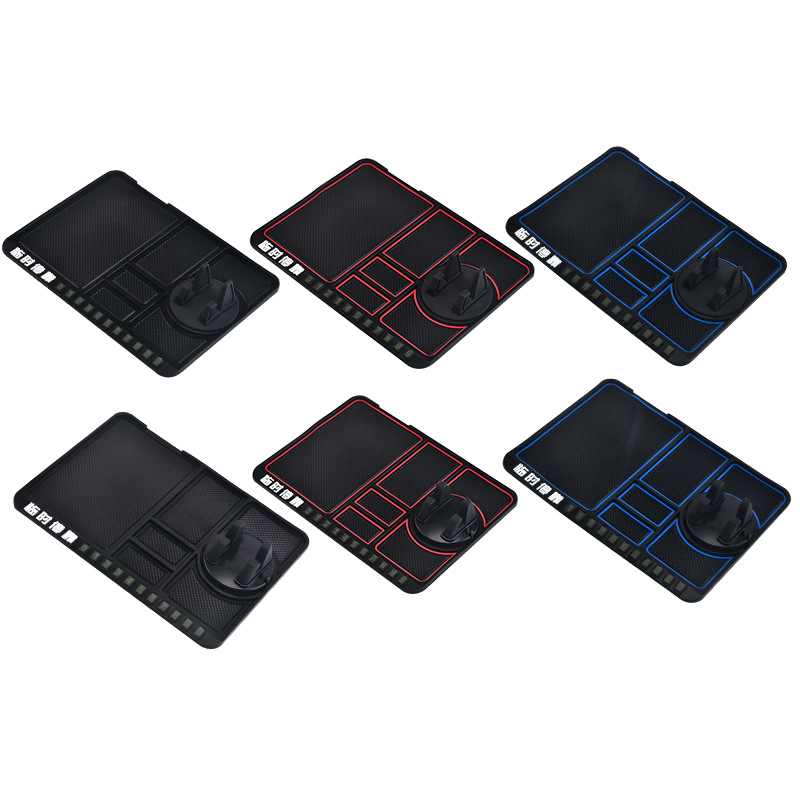 Autótelefon-tartó csúszásmentes alátéttel, univerzális műszerfal-tartó, gravitációs rögzítés navigációhoz