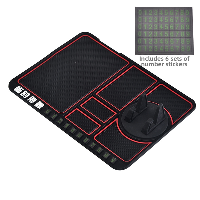 Autótelefon-tartó csúszásmentes alátéttel, univerzális műszerfal-tartó, gravitációs rögzítés navigációhoz