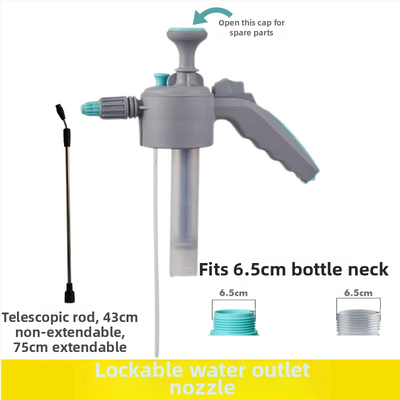 Set de duze pentru ceainic/udare cu braț universal, extensie telescopică, duză spumoasă, duză cu bule
