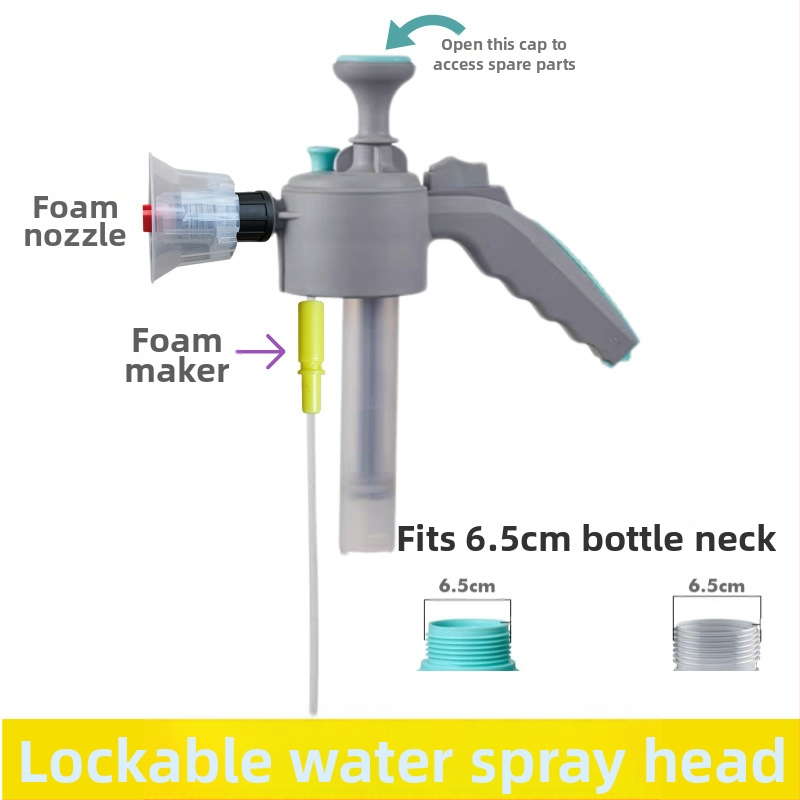 Set de duze pentru ceainic/udare cu braț universal, extensie telescopică, duză spumoasă, duză cu bule
