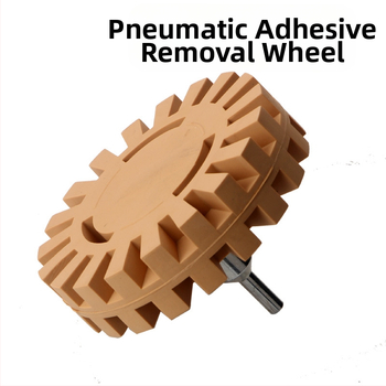 Pneimatiskā līmes noņemšanas ierīce ar gumijas riteni; noņem līmi un krāsu; piemērots automašīnas rūses noņemšanai un krāsu pulēšanai; sērija Rubber removal tray