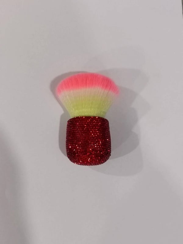 Pudros šepetėlis su sintetinių plaukelių, plastikinė rankenėlė, vieno vieneto pakuotė