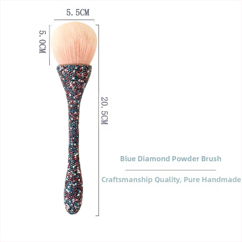 Pudros šepetėlis su sintetinių plaukelių, plastikinė rankenėlė, vieno vieneto pakuotė