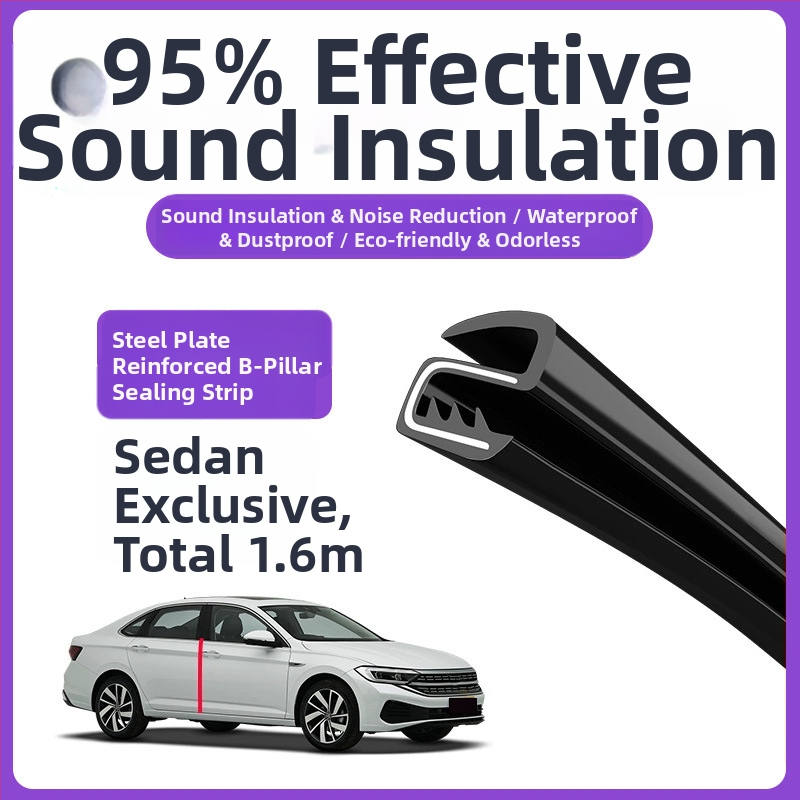 Automobilio centrinės konsolės sandarinimo juosta – guminė garso izoliacijos juosta, modelis Central control sealing strip 2; suderinama su automobiliais, SUV, MPV, pikapais ir box sunkvežimiais