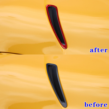 Κορνίζα από ανθρακονήματα για το πλαίσιο εξόδου αέρα του καπό Toyota Supra A90 (2019–2022), μοντέλο 78965, διαθέσιμη εκτύπωση λογότυπου, προσαρμογή