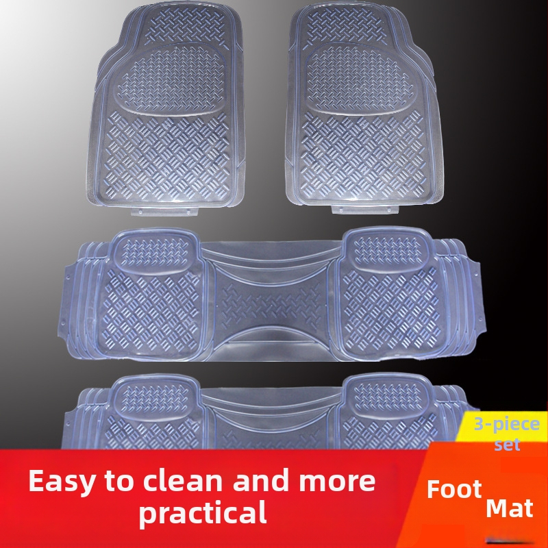 Универсална автомобилна подложка за крака, водоустойчива PVC материя, обща съвместимост, персонализираема