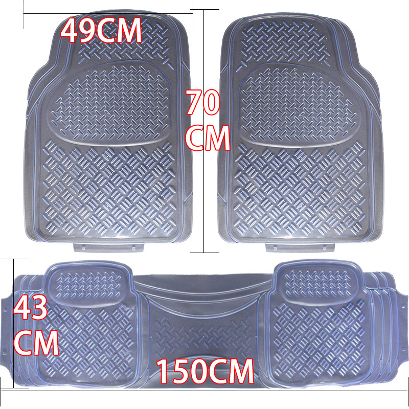 Univerzalni auto pod za stopala, vodootporan PVC, opća kompatibilnost, prilagodljivost