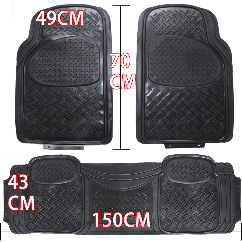 Univerzalni auto pod za stopala, vodootporan PVC, opća kompatibilnost, prilagodljivost