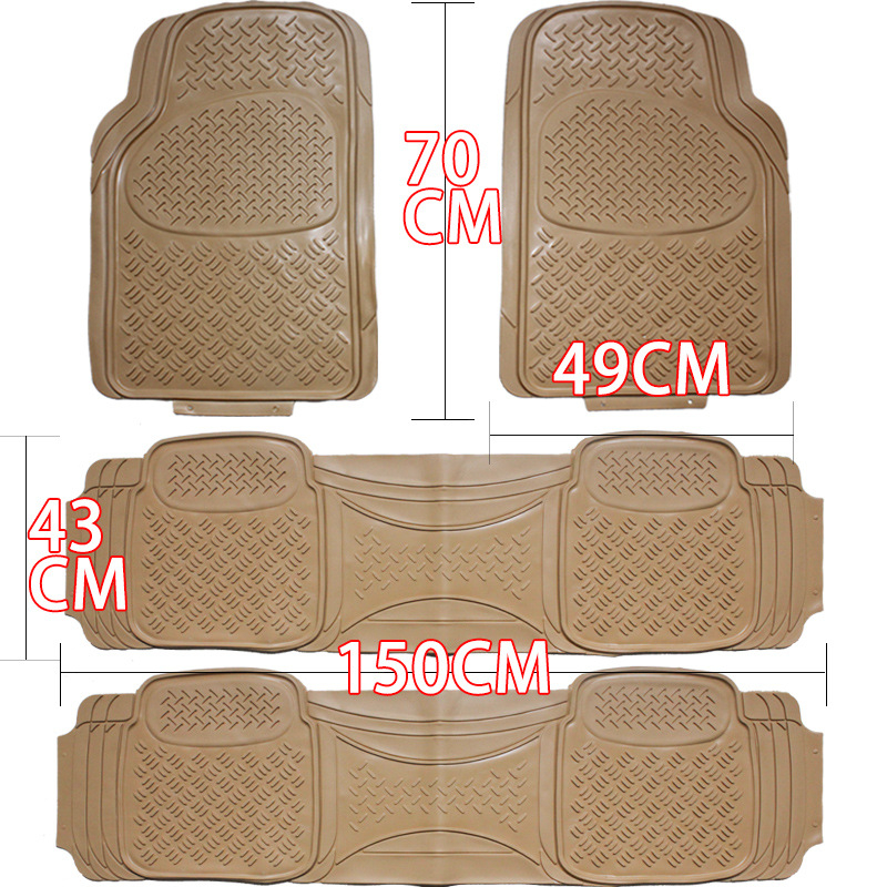 Univerzalni auto pod za stopala, vodootporan PVC, opća kompatibilnost, prilagodljivost