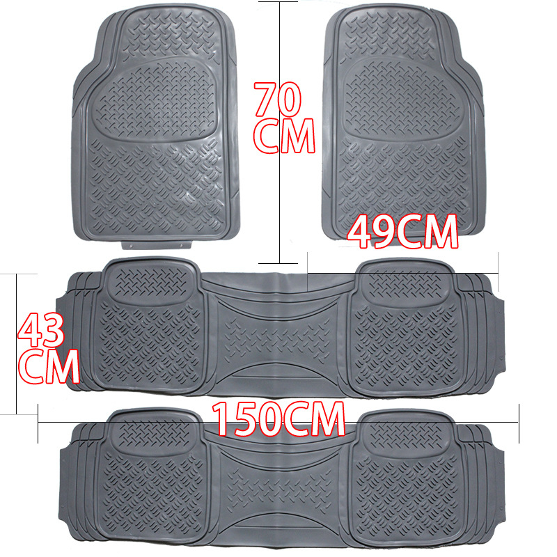 Univerzalni auto pod za stopala, vodootporan PVC, opća kompatibilnost, prilagodljivost