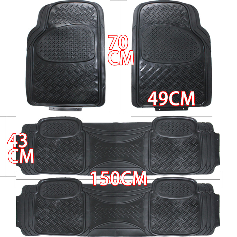 Univerzalni auto pod za stopala, vodootporan PVC, opća kompatibilnost, prilagodljivost