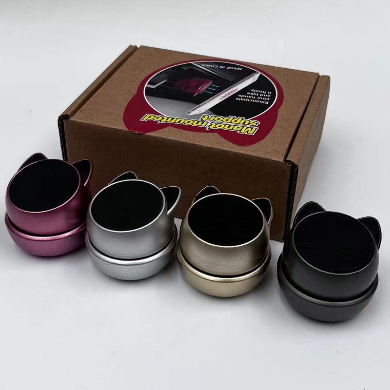 Univerzális mágneses autótelefon-tartó alumínium ötvözetből, a szellőzőnyílásba illeszkedő navigációs tartóval