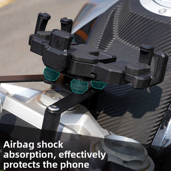 Κινητό τηλέφωνο για μοτοσικλέτα με μεσαία τοποθέτηση, περιστρεφόμενος, αντιολισθητικός και απορροφητικός κραδασμών — Μοντέλο 0425, για 450SR/S