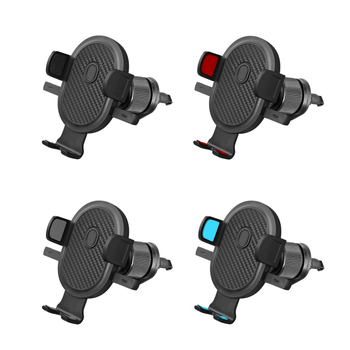 Държач за телефон за кола с въртене на 360°, регулируем, за монтаж върху въздушен отвор – щипков монтаж