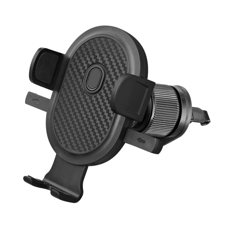 Държач за телефон за кола с въртене на 360°, регулируем, за монтаж върху въздушен отвор – щипков монтаж