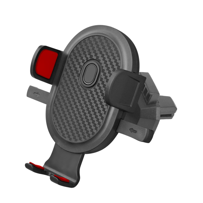 Държач за телефон за кола с въртене на 360°, регулируем, за монтаж върху въздушен отвор – щипков монтаж