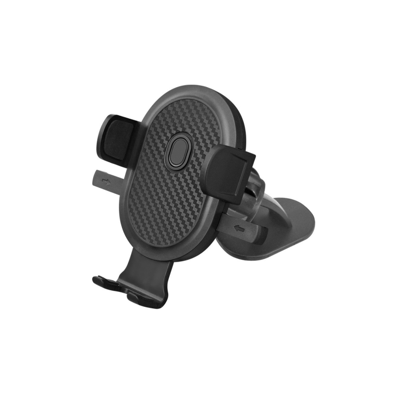 Държач за телефон за кола с въртене на 360°, регулируем, за монтаж върху въздушен отвор – щипков монтаж