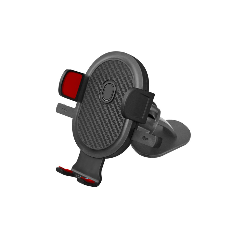 Държач за телефон за кола с въртене на 360°, регулируем, за монтаж върху въздушен отвор – щипков монтаж