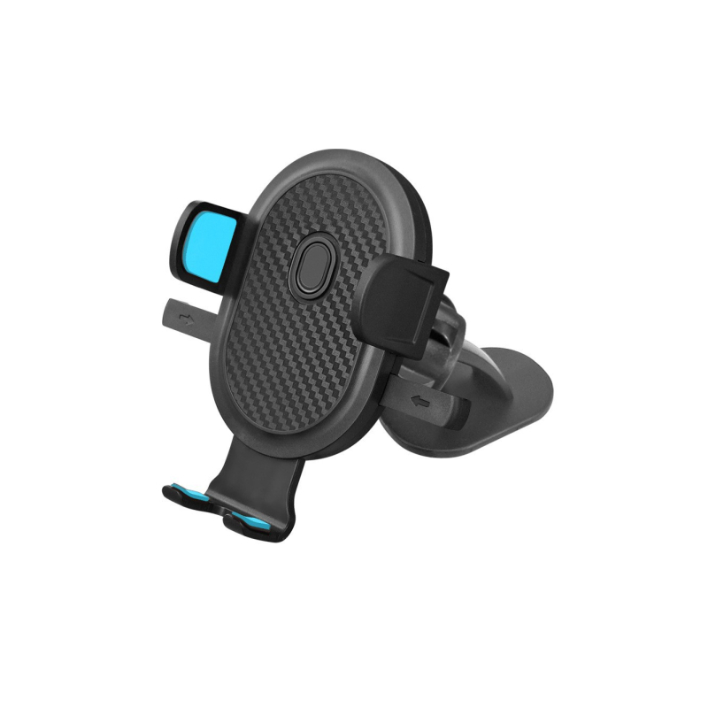 Държач за телефон за кола с въртене на 360°, регулируем, за монтаж върху въздушен отвор – щипков монтаж