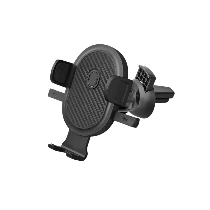 Държач за телефон за кола с въртене на 360°, регулируем, за монтаж върху въздушен отвор – щипков монтаж
