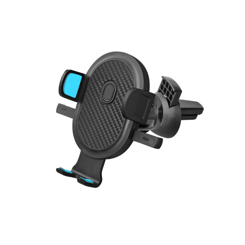 Държач за телефон за кола с въртене на 360°, регулируем, за монтаж върху въздушен отвор – щипков монтаж