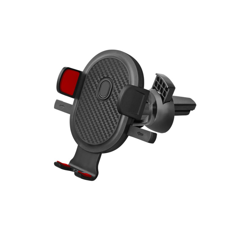 Държач за телефон за кола с въртене на 360°, регулируем, за монтаж върху въздушен отвор – щипков монтаж