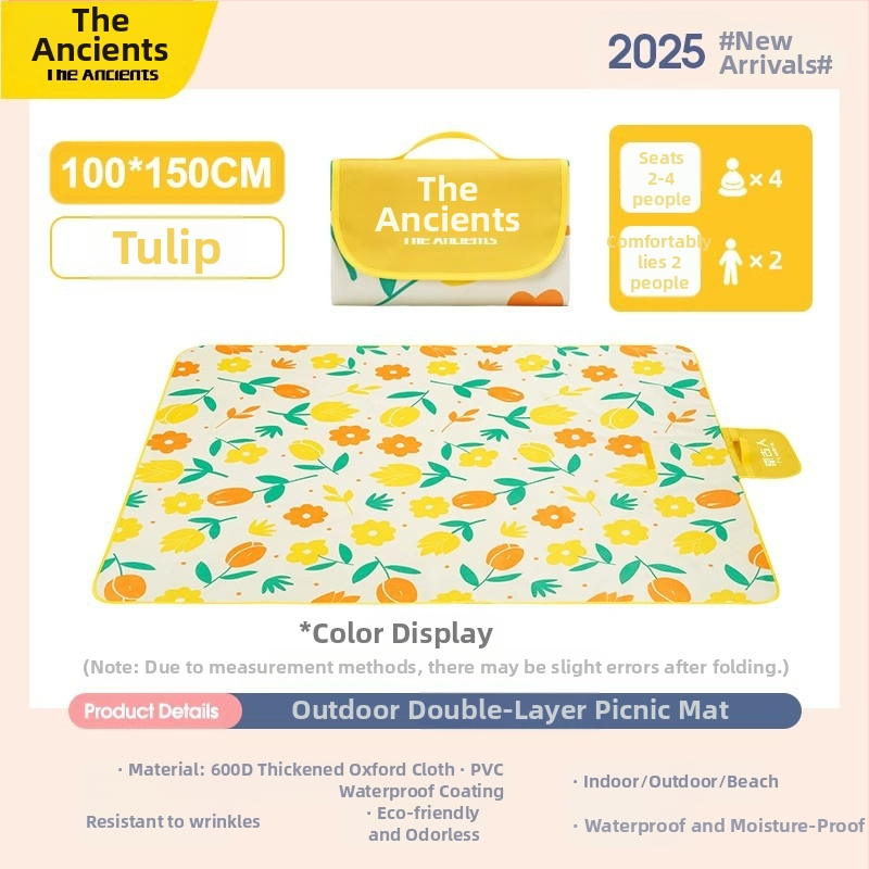 Πικνίκ στρώμα – υγρασία ανθεκτικό, παχύτερο, αδιάβροχο υπαίθριο κατασκηνωτικό στρώμα· ύφασμα Oxford με επίστρωση PVC; 1200 g; κατάλληλο για 6–16 άτομα
