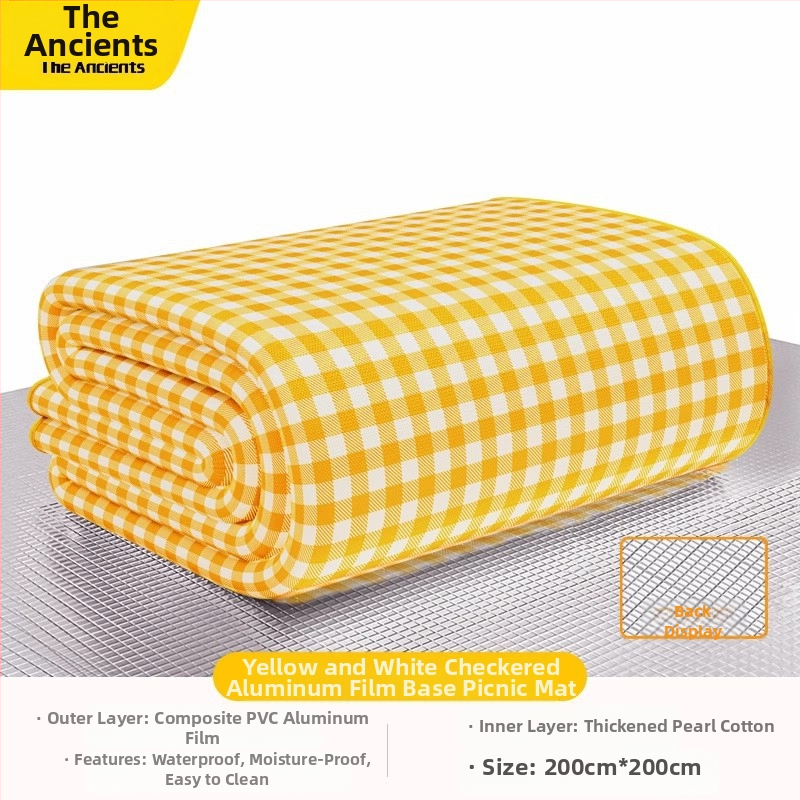 Πικνίκ στρώμα – υγρασία ανθεκτικό, παχύτερο, αδιάβροχο υπαίθριο κατασκηνωτικό στρώμα· ύφασμα Oxford με επίστρωση PVC; 1200 g; κατάλληλο για 6–16 άτομα