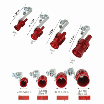 Turbo Whistler τουρμπινοσφυρί για αυτοκίνητα και μοτοσικλέτες, εξωτερικό αξεσουάρ προσομοίωσης ήχου εξάτμισης, μοντέλο EFFETTO TURBO, βάρος περίπου 110 g, περιλαμβάνει 1 σφυρίχτρα ήχου, 1 κλειδί και 1 βίδα
