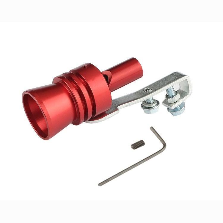 Turbo Whistler turbinska zviždaljka za automobile i motocikle, vanjski dodatak koji imitira zvuk ispuha, model EFFETTO TURBO, težina oko 110 g, sadrži 1 zviždaljku, 1 ključić i 1 vijak