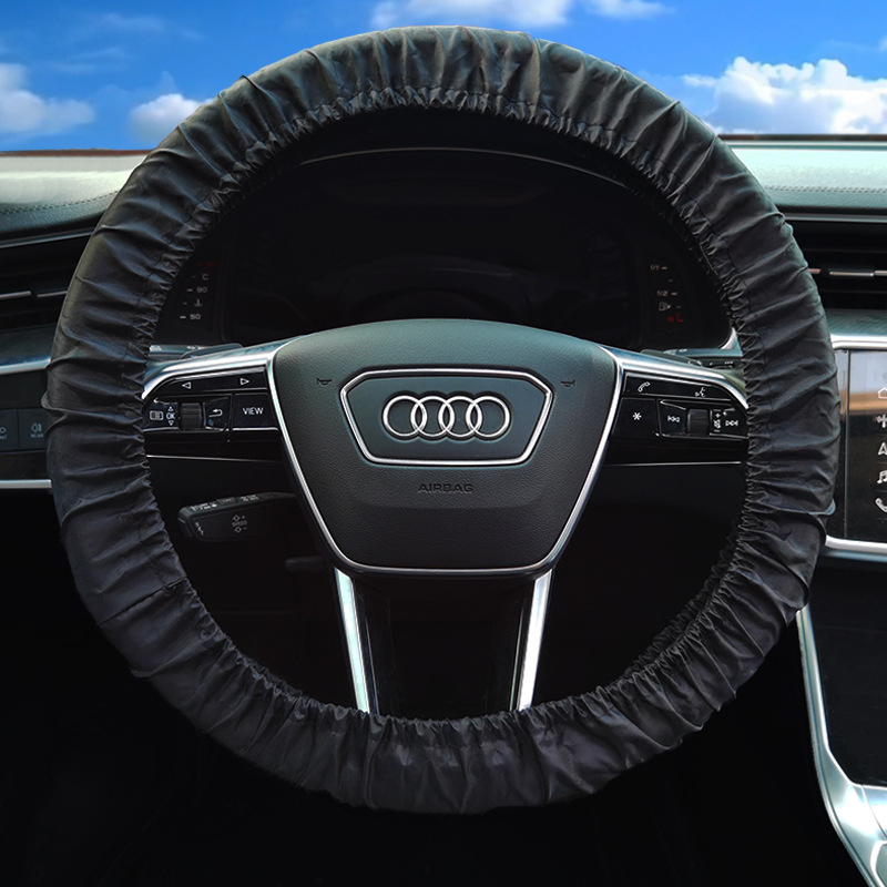 Κάλυμμα τιμονιού αυτοκινήτου μίας χρήσης, αδιάβροχο, προστασία από βρωμιά, από πλαστικό, συμβατό με πολλά μοντέλα, εύκολη εγκατάσταση