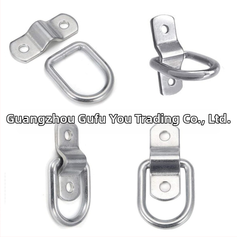 D-тип пръстенова ключалка за ремаркета, материал: желязо, марка Gu Fuyou, приложение: дърпателен пръстен и кука за въже