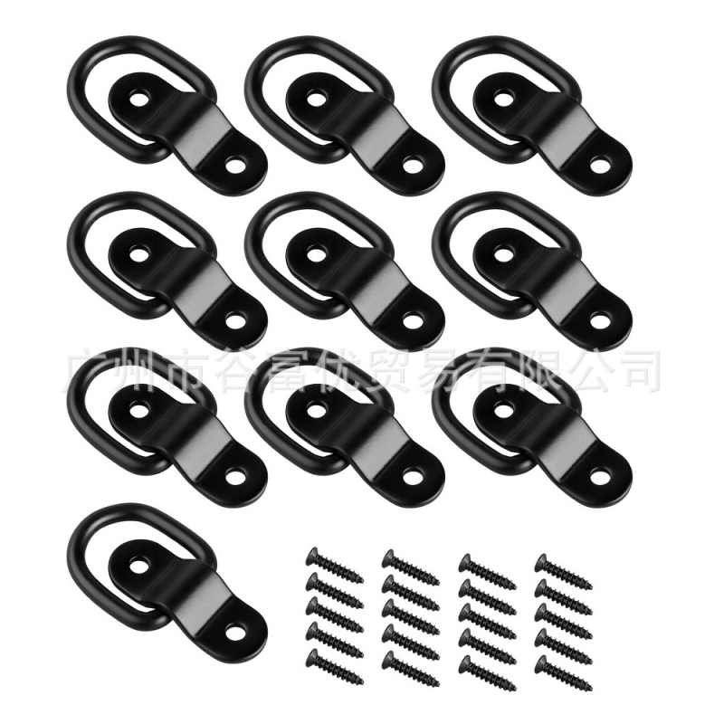 D-тип пръстенова ключалка за ремаркета, материал: желязо, марка Gu Fuyou, приложение: дърпателен пръстен и кука за въже