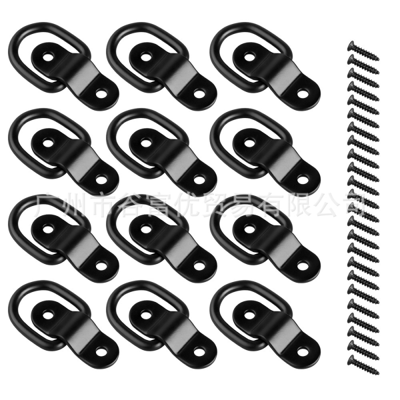 D-тип пръстенова ключалка за ремаркета, материал: желязо, марка Gu Fuyou, приложение: дърпателен пръстен и кука за въже