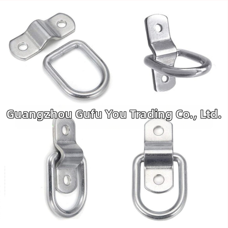 D-тип пръстенова ключалка за ремаркета, материал: желязо, марка Gu Fuyou, приложение: дърпателен пръстен и кука за въже