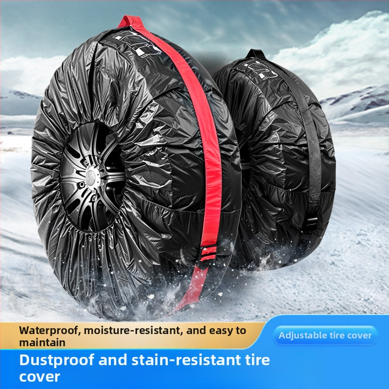 Калъф за гуми за автомобил - чанта за съхранение, материал 190T полиестер тафта, марка Inscription Car Zhibao, модел 9944