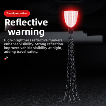 Αντιστατικός εξοπλισμός αυτοκινήτου – Ρυθμιζόμενος τετρααλυσιακός μεταλλικός ανακλαστικός ηλεκτροστατικός ζώνης, τύπος με ανάρτηση (Μάρκα: Turning Point)