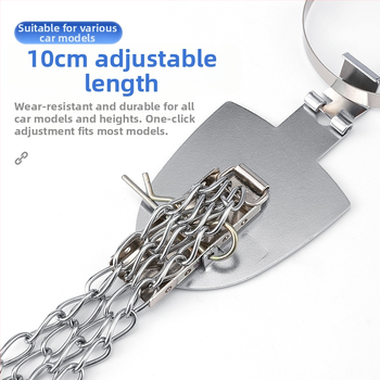 Αντιστατικός εξοπλισμός αυτοκινήτου – Ρυθμιζόμενος τετρααλυσιακός μεταλλικός ανακλαστικός ηλεκτροστατικός ζώνης, τύπος με ανάρτηση (Μάρκα: Turning Point)