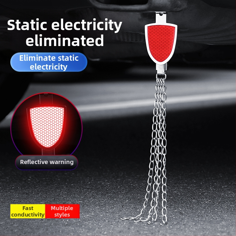 Αντιστατικός εξοπλισμός αυτοκινήτου – Ρυθμιζόμενος τετρααλυσιακός μεταλλικός ανακλαστικός ηλεκτροστατικός ζώνης, τύπος με ανάρτηση (Μάρκα: Turning Point)