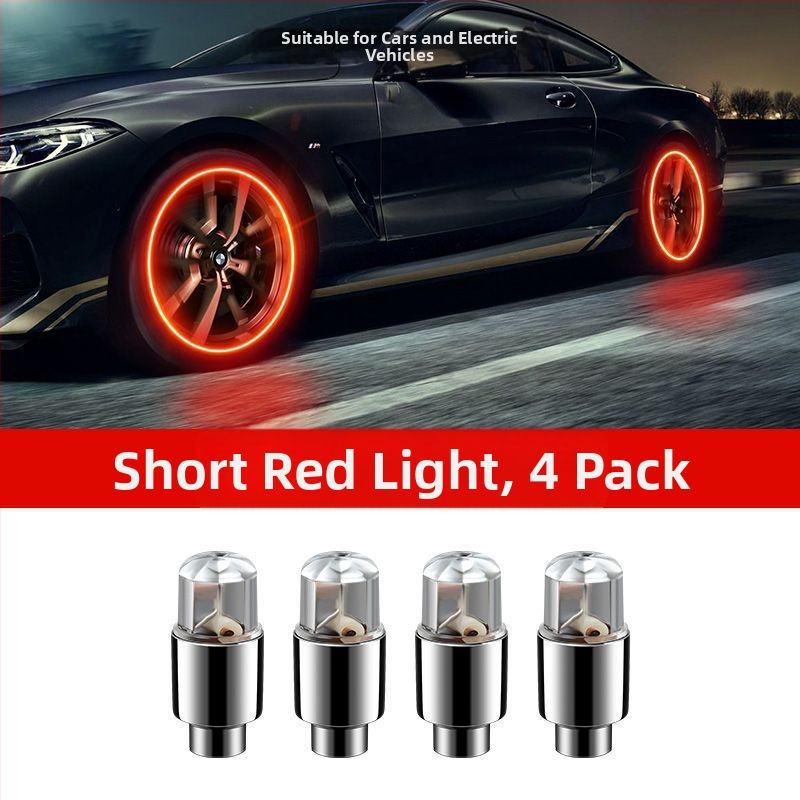 Φωτιζόμενο καπάκι βαλβίδας ελαστικού χωρίς κάλυμμα – αλουμίνιο, Snap-on, ιταλική βίδα, κοινή κοιλότητα πυρήνα