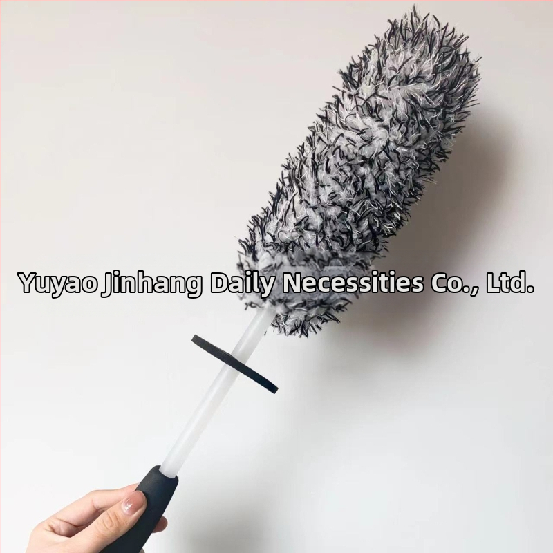 Automobilio ratų šepetėlis – mikropluošto šepetėlis valymui ratų ir padangų (Medžiaga: mikropluoštas; Prekės ženklas: Jinhang; Kilmė: Zhejiang; Personalizavimas: Taip)