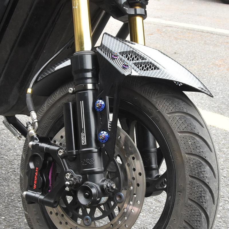 Βίδες τροποποίησης προσθίου φέρινγκ ηλεκτρικού μοτοποδήλατου — τιτάνιου βίδες, αντιολισθητικές ροδέλες, καθολική εφαρμογή, μοντέλο M217, μάρκα Cfan